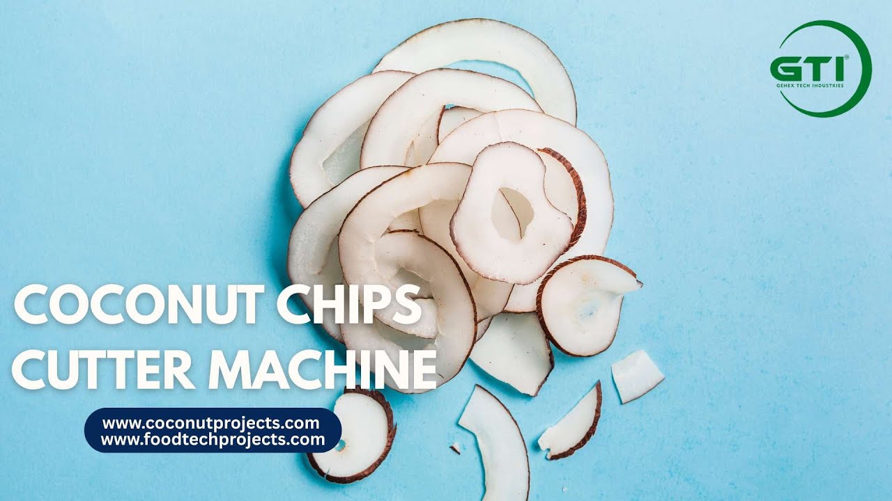 Coconut Chips Cutter Machine | Coconut Slicer | Coconut Chips Production line | #genextechindustries