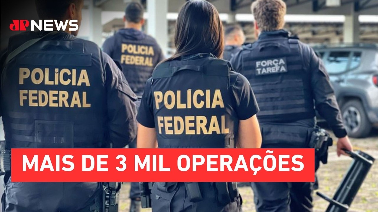 Polícia Federal tira R$ 9,5 bilhões do crime organizado em 2025 | TEMPO REAL