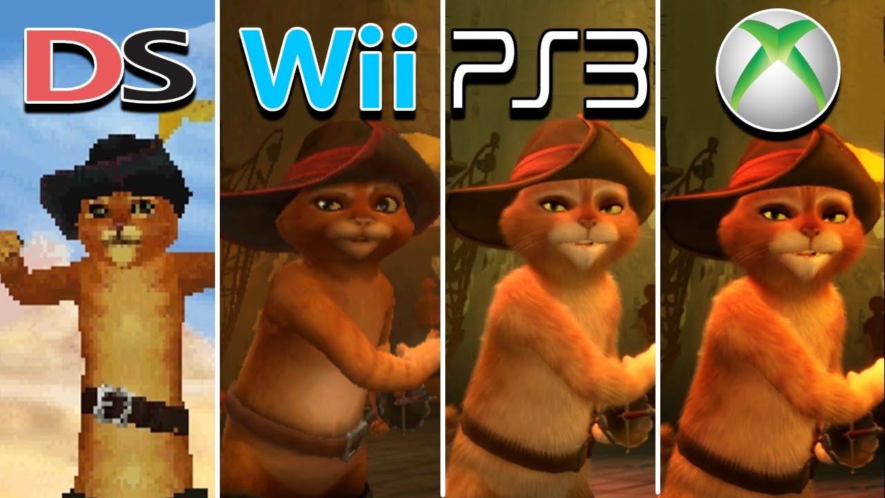 Puss in Boots (2011) NDS vs Wii vs PS3 vs XBOX 360 (Which One is Better?)
