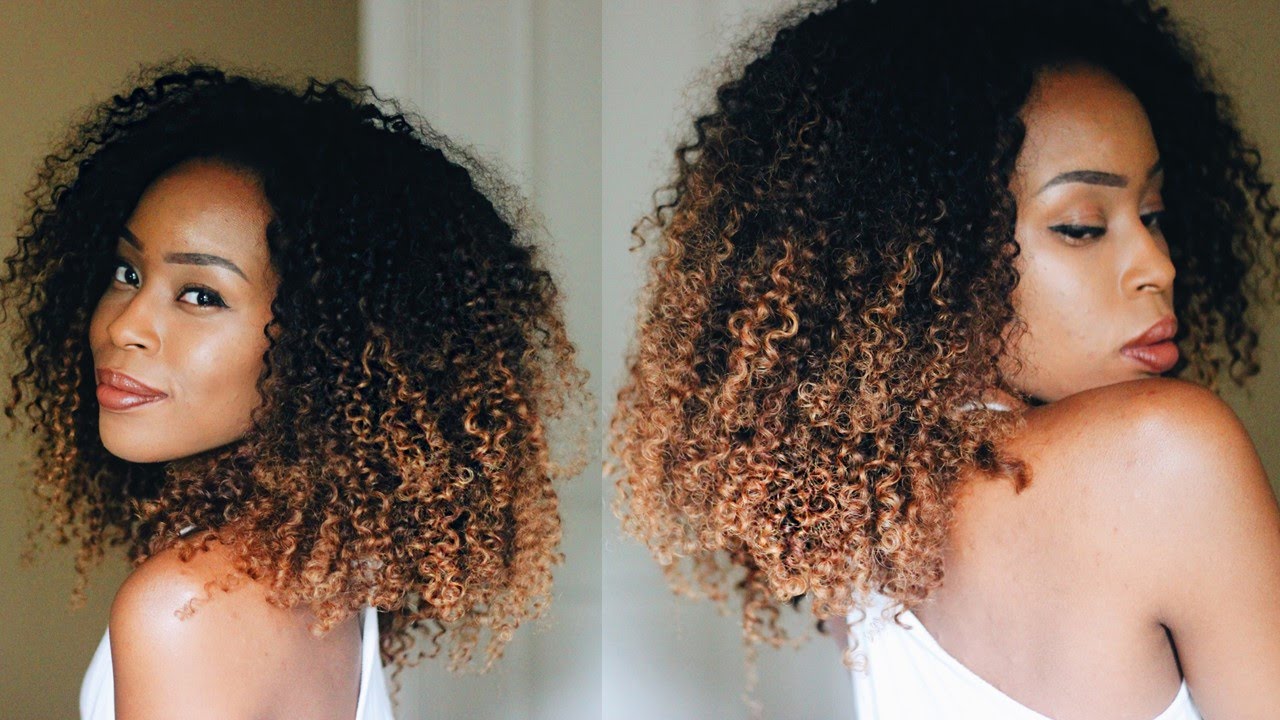 The Most NATURAL LOOKING KINKY CURLY WEAVE | Queen Weave Beauty Review