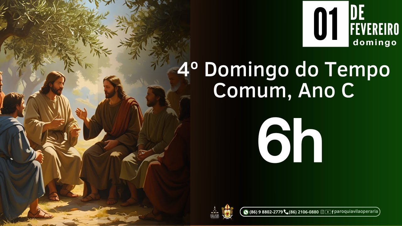 4º Domingo do Tempo Comum, Ano C, 01 de fevereiro