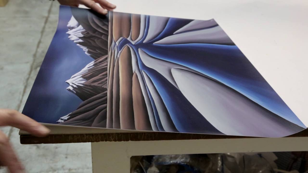 Blockmounting prints onto mdf board