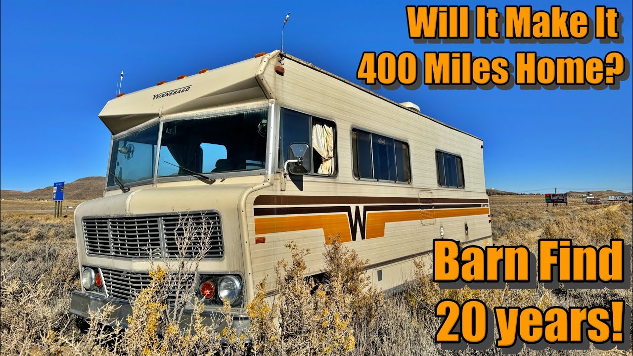 Will This 1977 Winnebago Run And Drive 400 Miles After 20 Years Abandoned???