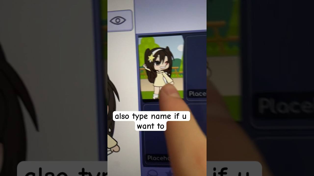 How To Put Your Oc In Presents 💗 { fake } #gacha #gachalife #hacks #easy #quick #shorts