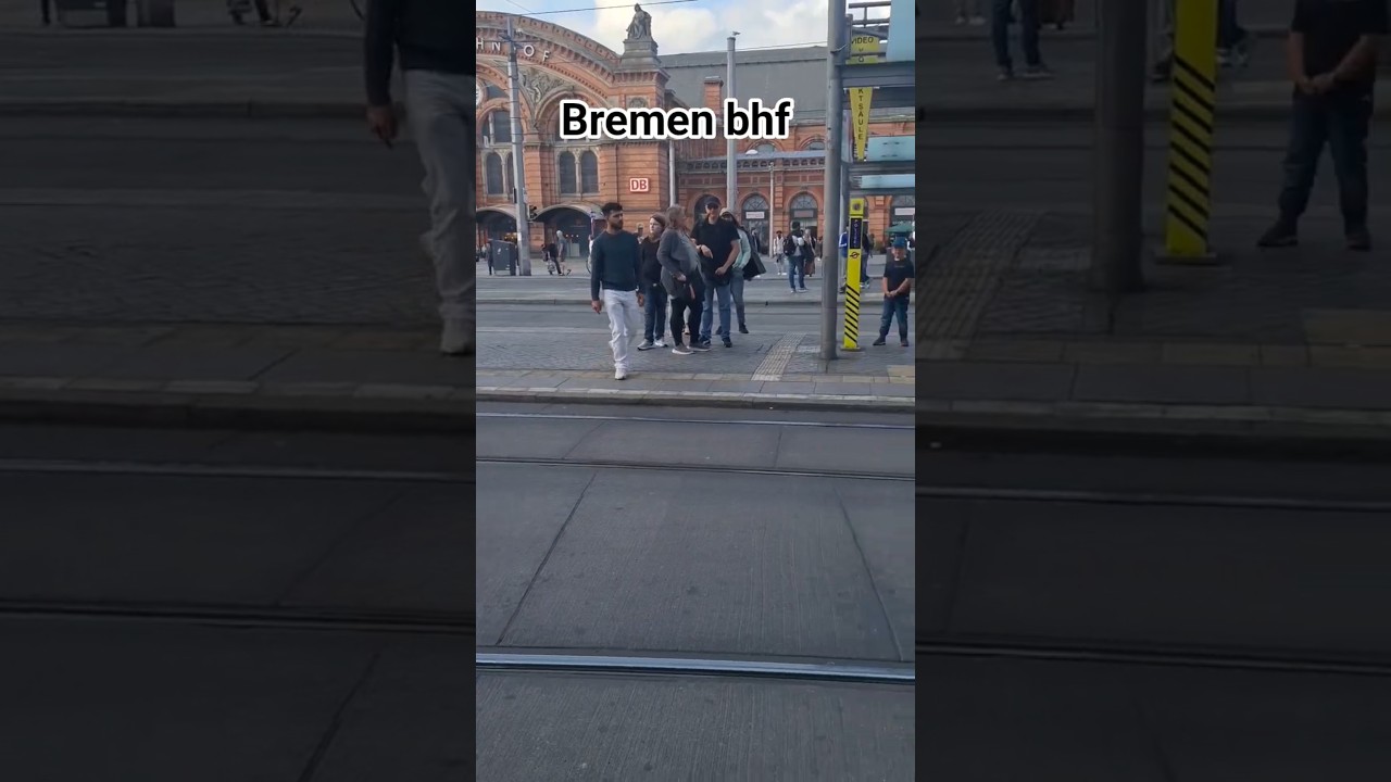 4k👍Bremen bhf Germany 🇩🇪 Beautiful place