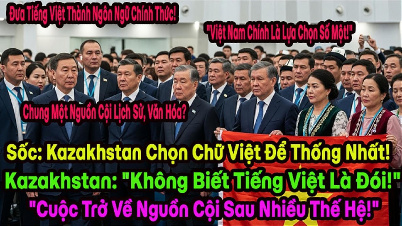 Sốc: Tiếng Việt Bùng Nổ Tại Kazakhstan! 60% Biển Hiệu Thủ Đô, Không Biết Là Khó Xin Việc!