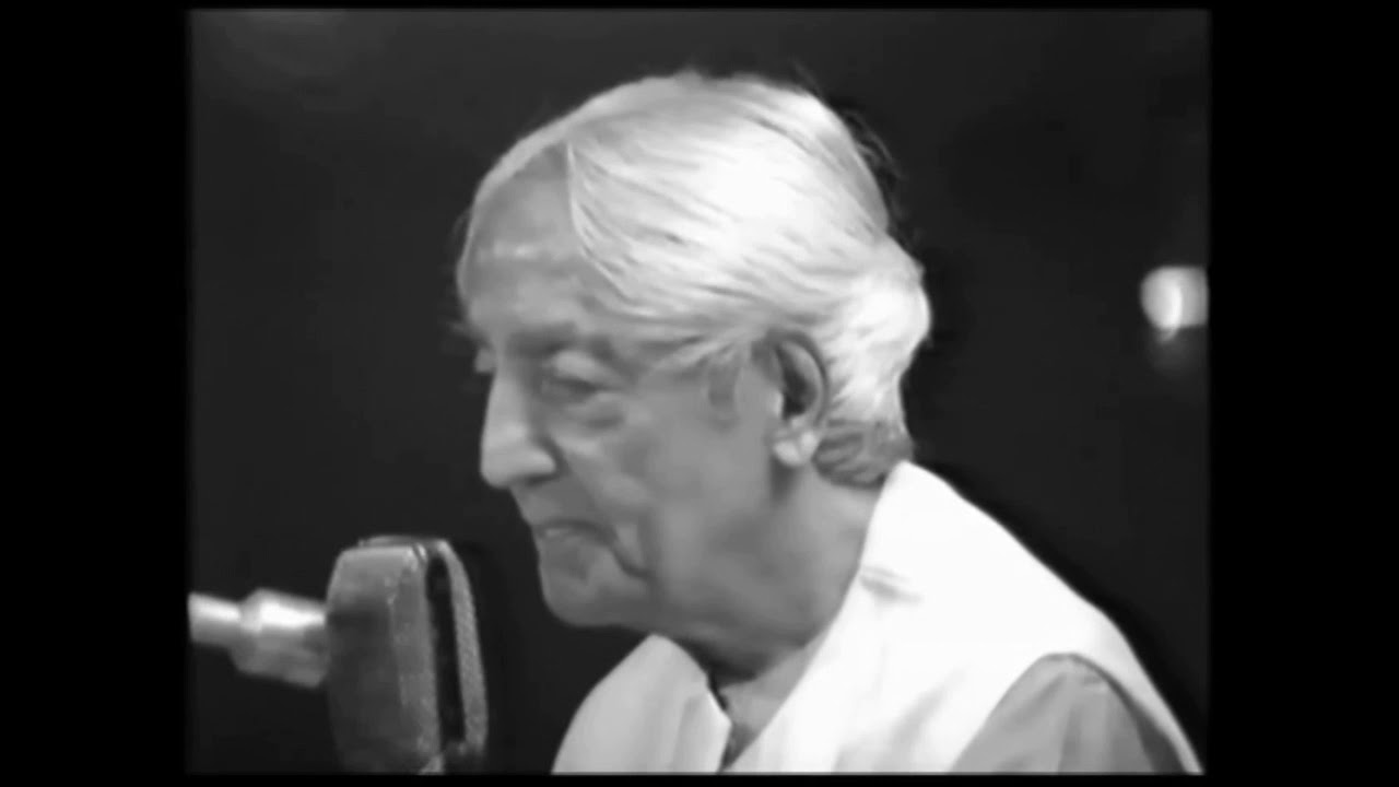 Jiddu Krishnamurti - Gibt es Meditation, die nicht willentlich oder durch Denken hervorgerufen wird?