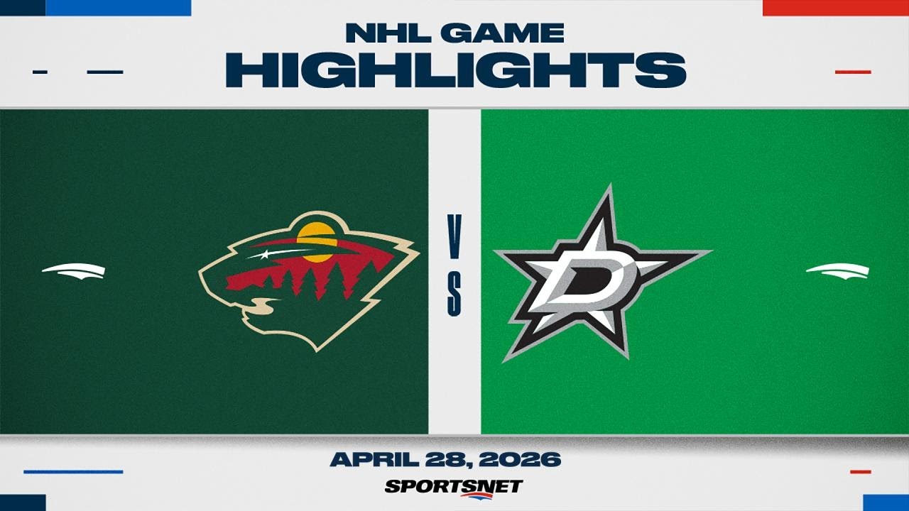 NHL Game 5 Highlights | Wild vs. Stars - April 28, 2026