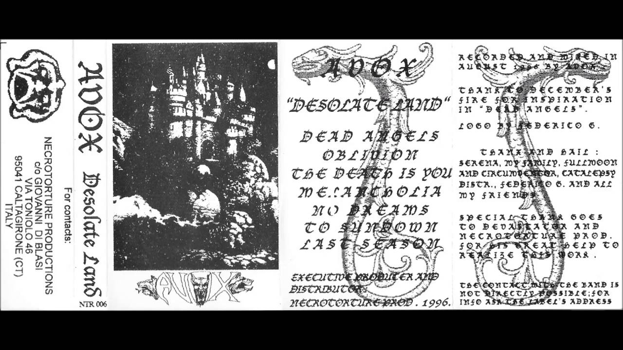 Avox - Desolate Land (1996) (Old-School Dungeon Synth)