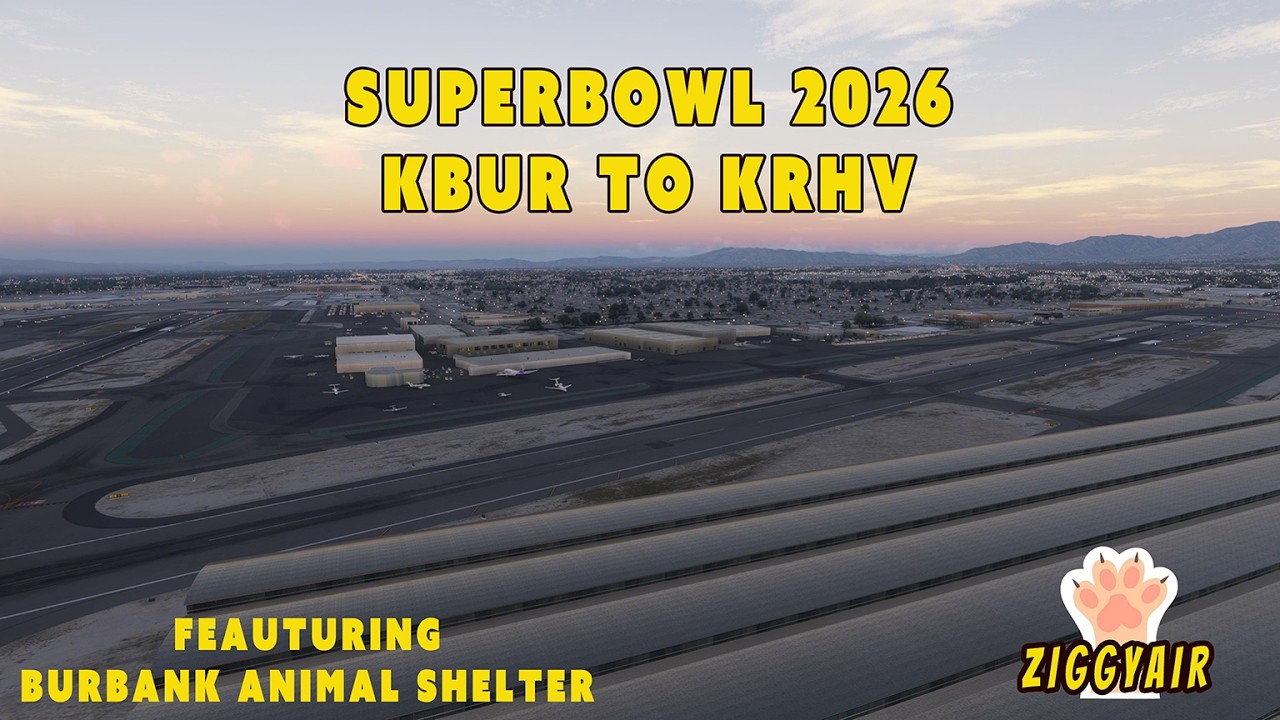 SUPERBOWL WEEKEND FLIGHT - BURBANK TO SANTA CLARA