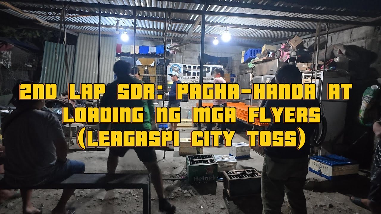2nd Lap SDR: Pagha-handa at Loading ng Mga Flyers (Legazpi Toss)