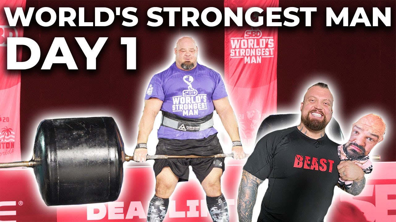 WSM DAY 1 QUALIFIERS FARMERS & DEADLIFT | EDDIE HALL