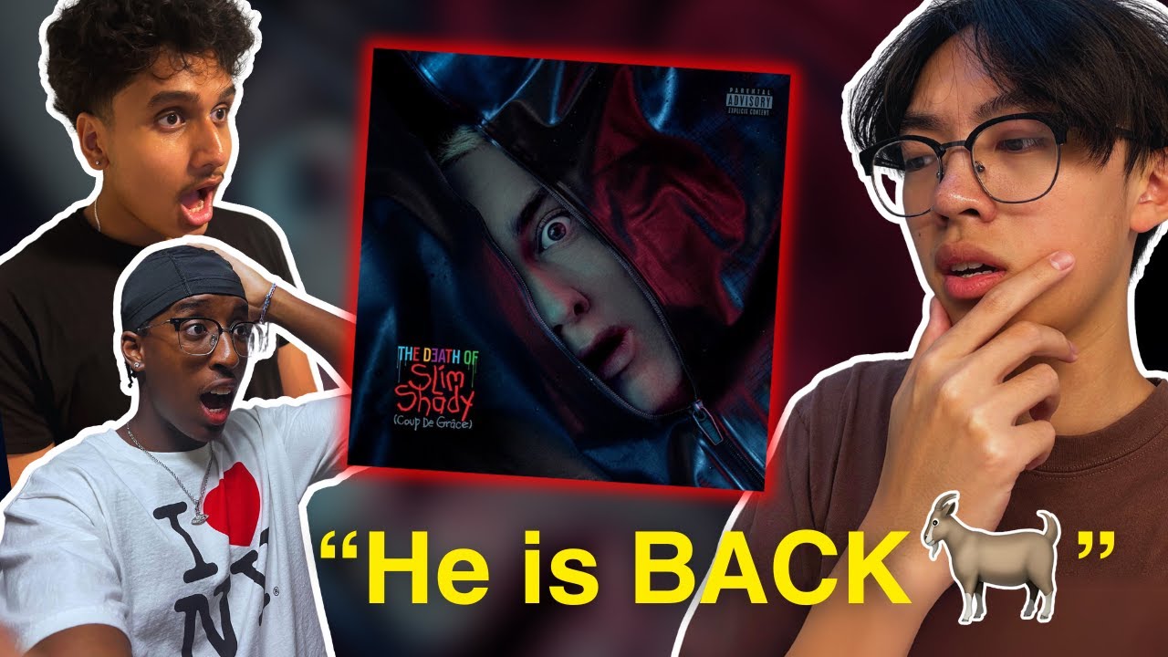 Gen Z listens to THE DEATH OF SLIM SHADY - Eminem | LIVE REACTION