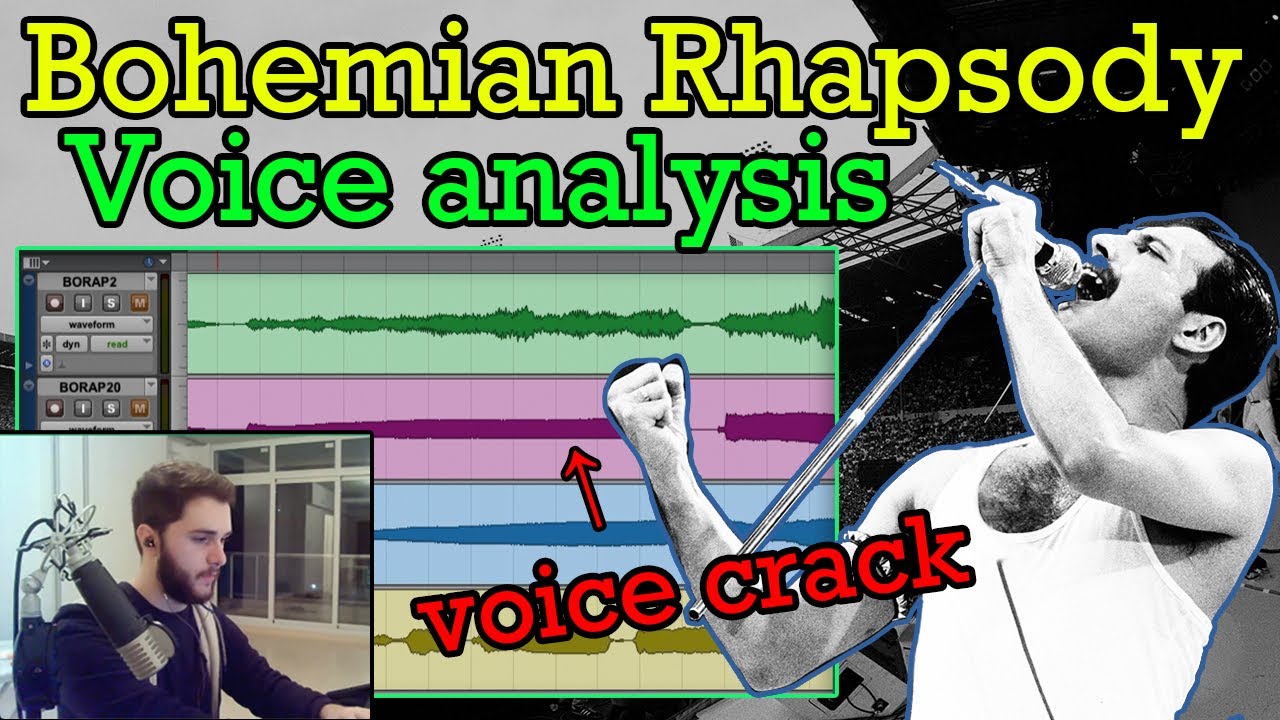 Freddie Mercury VOICE analysis: “Bohemian Rhapsody”