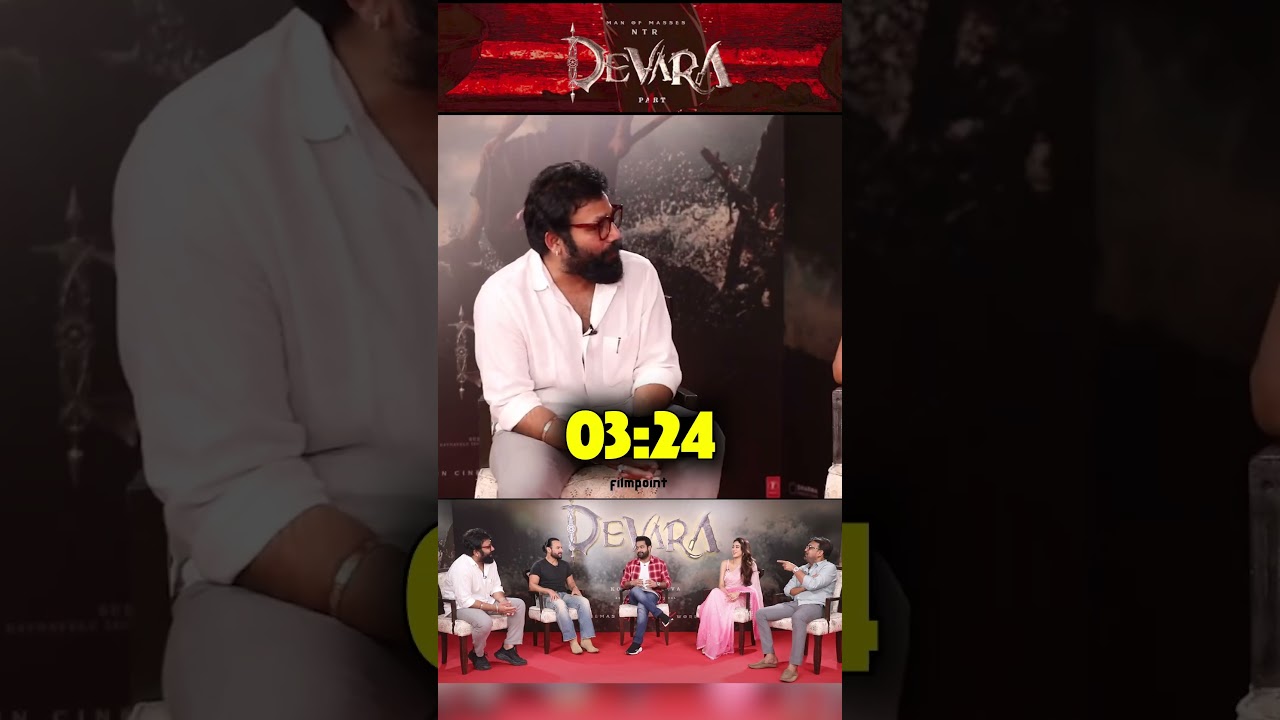 NTR Talks 'Devara' with Sandeep Reddy Vanga | JR NTR | DEVARA |