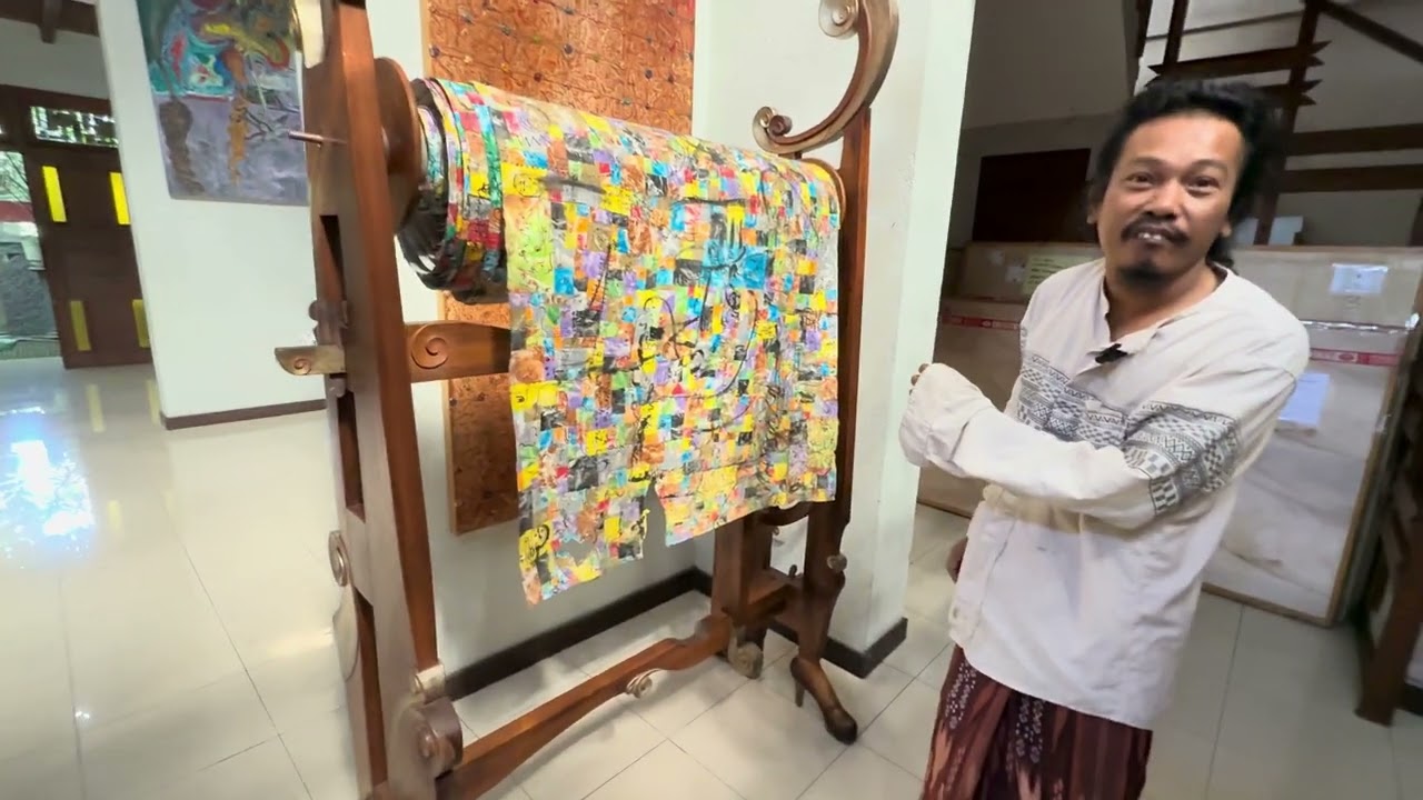 MENILIK : LUKISAN  YANG ISTIMEWA! DIRUMAH MAESTRO NASIRUN 