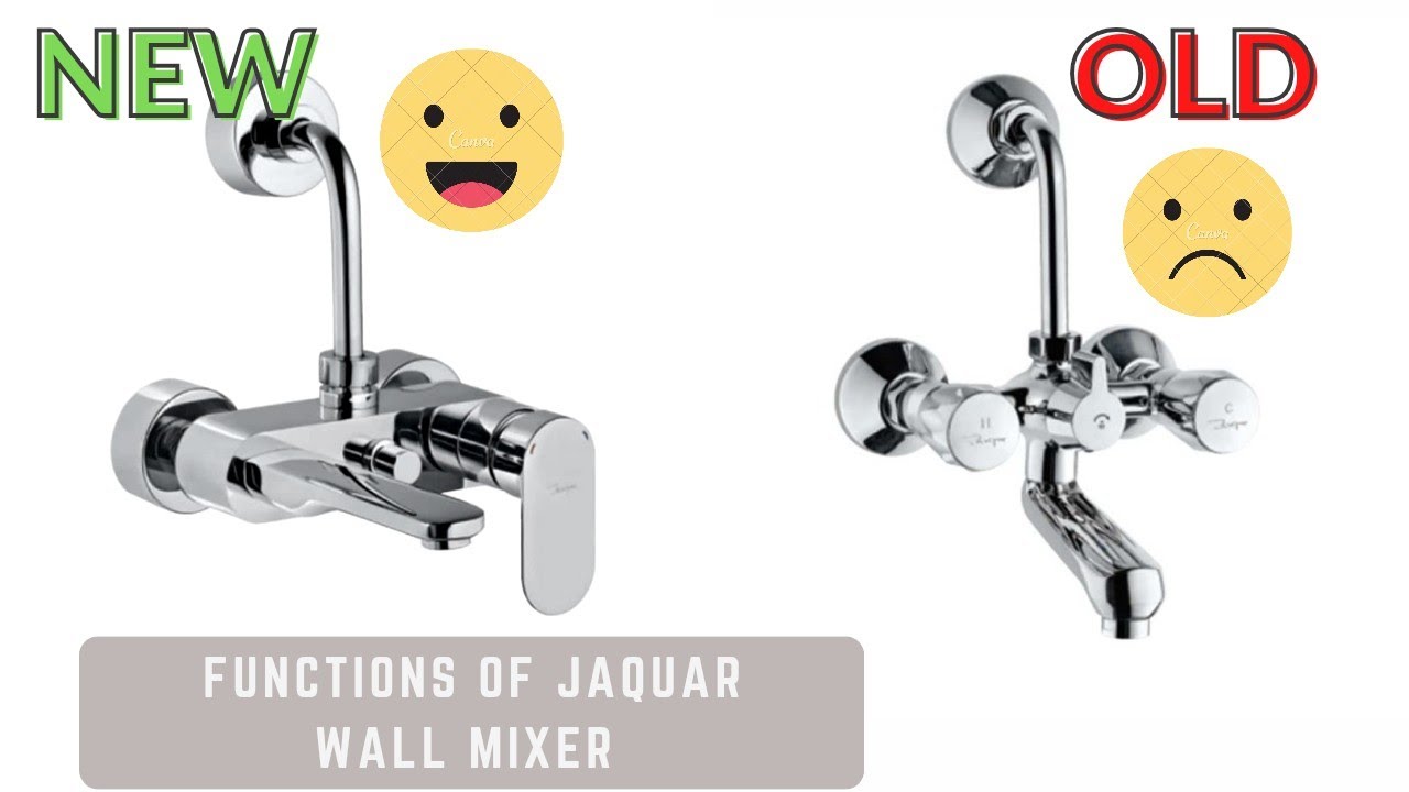 Wall Mixer VS Single Lever Wall Mixer|How to operate wall mixer|Wall mixer Installation|Jaquar