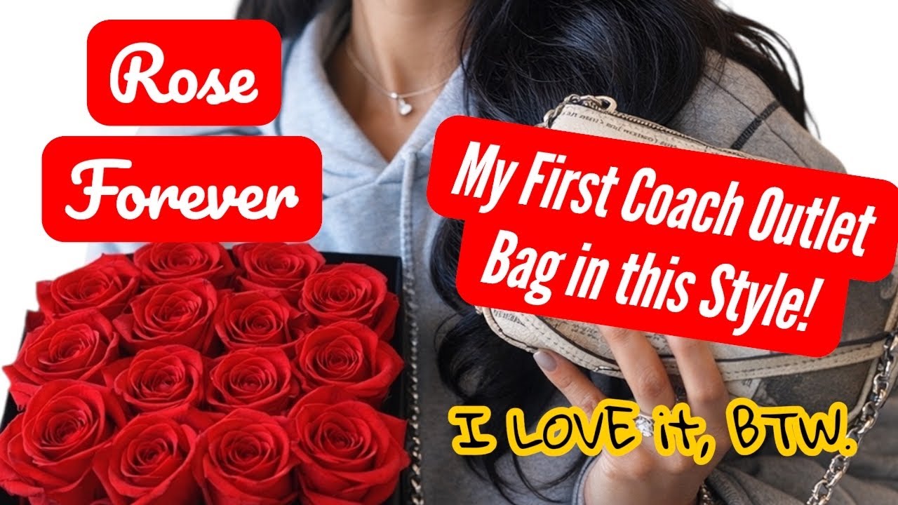 Моя первая сумка Coach этой модели + распаковка Rose Forever 🌹