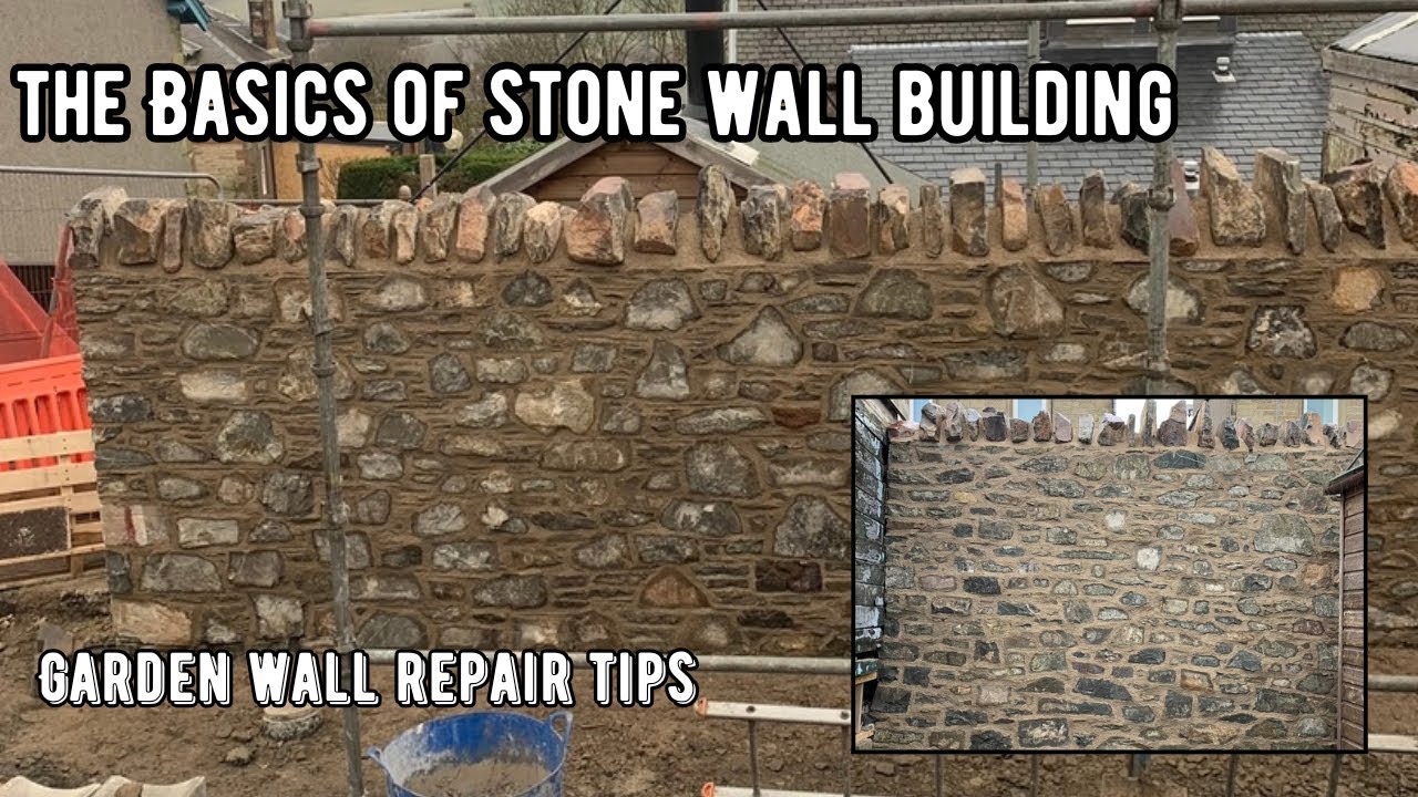 Learn how to build a random stone wall