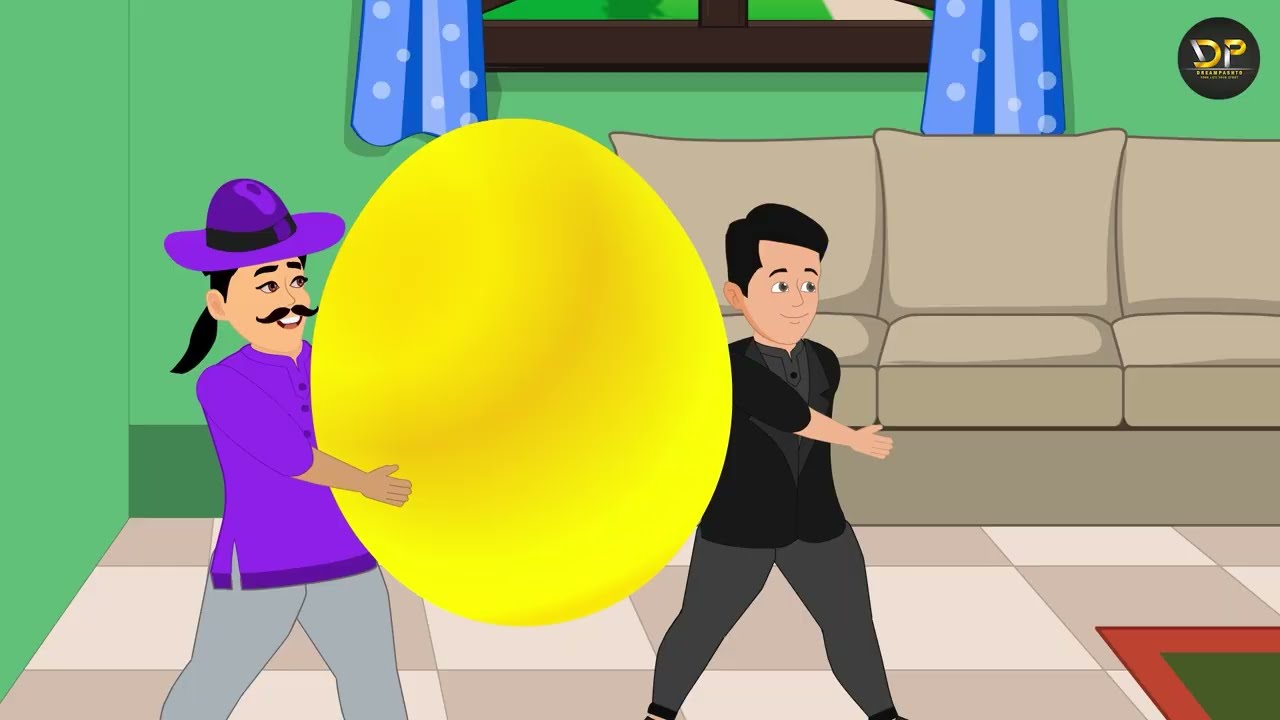 Golden Eggs | Pashto Cartoon Kahani | Funny Story