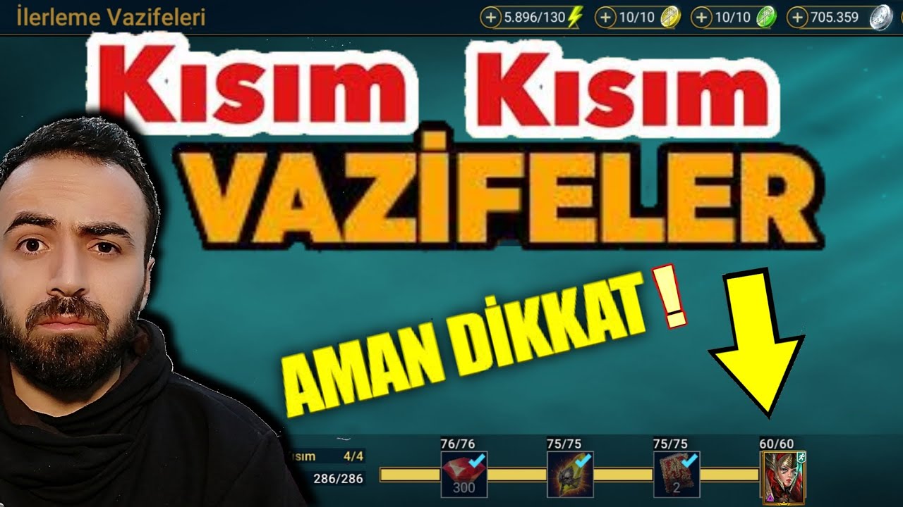 Kısım Kısım VAZİFELER