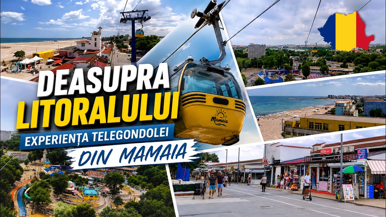 Deasupra litoralului - experiența telegondolei din Mamaia