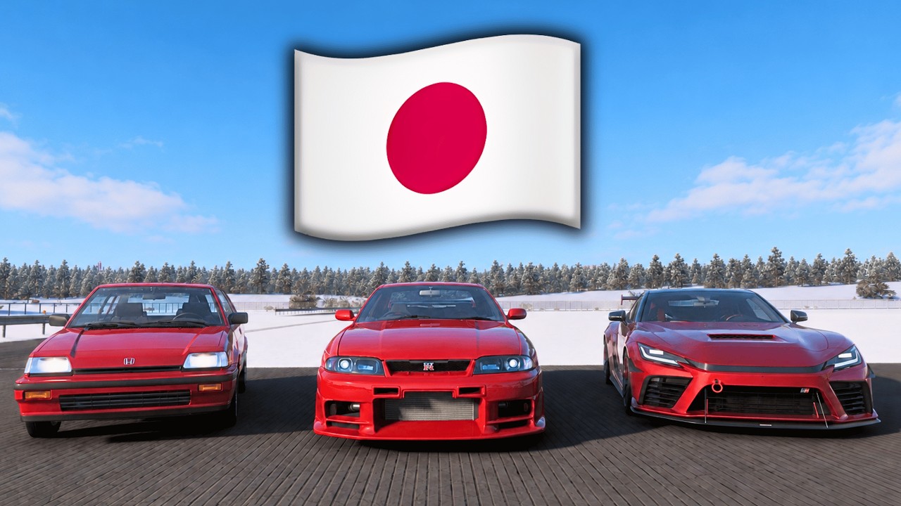 We Raced JDM Cars from EVERY Decade in Forza Horizon 6!! (Ft. Nitret & BlueDuck)