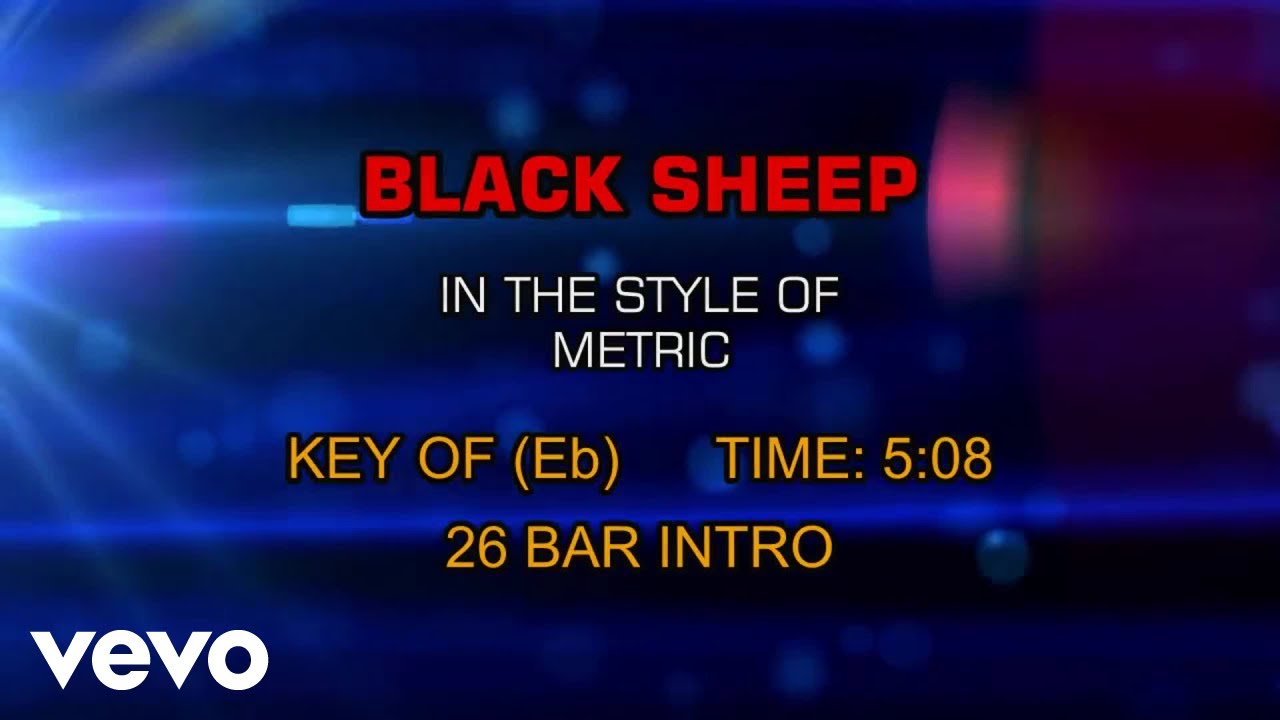 Metric - Black Sheep (Karaoke)