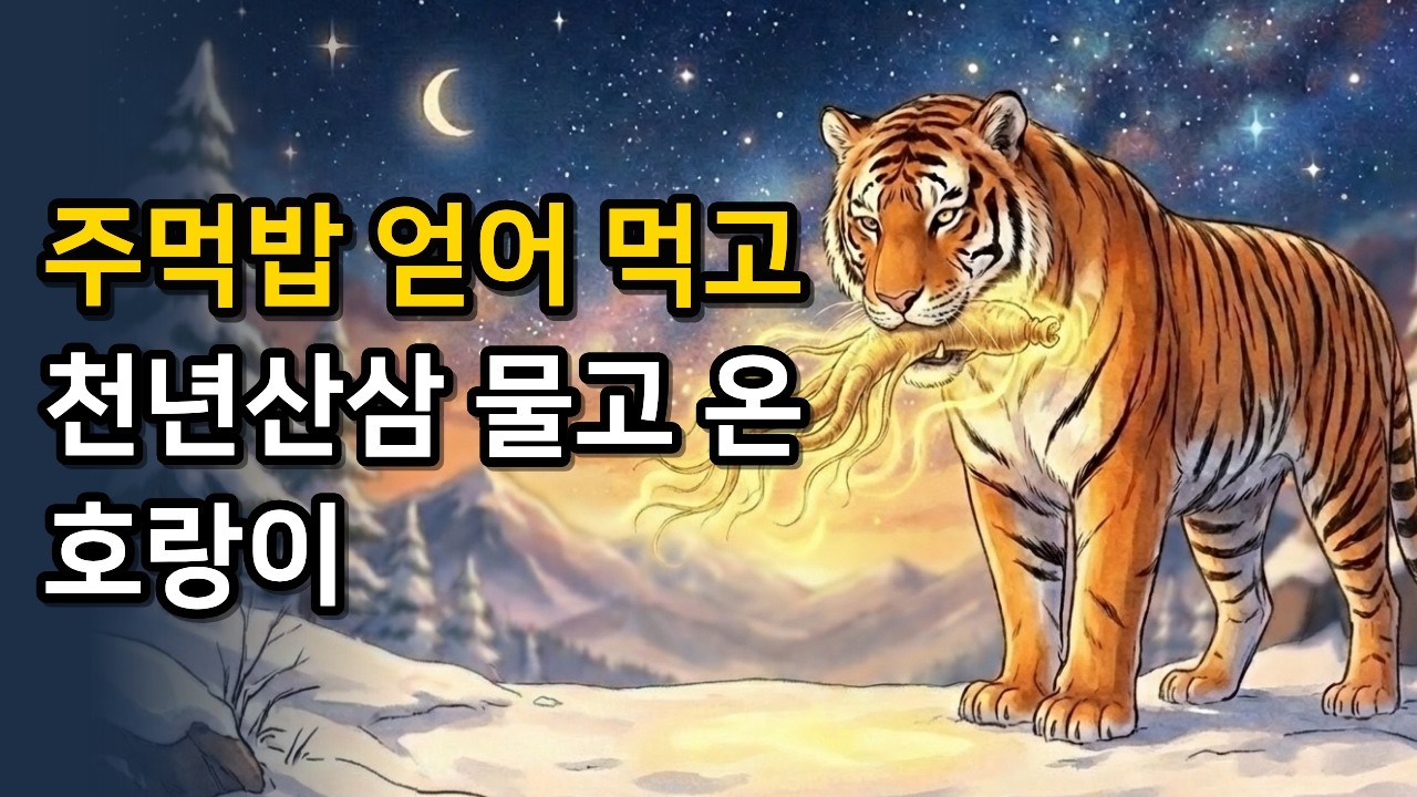 덫에 걸린 새끼 호랑이에게 주먹밥 하나 내어줬더니 10년 후 벌어진 기적
