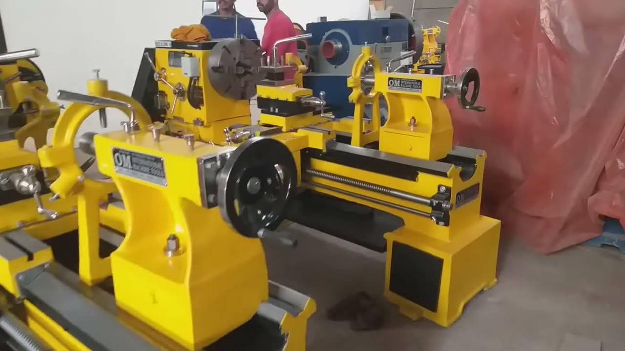 Heavy Duty Lathe Machine 8 Feet x 16 x 14 x 120 MM Bore - OM Brand Mob. 9888810411, 9569112235