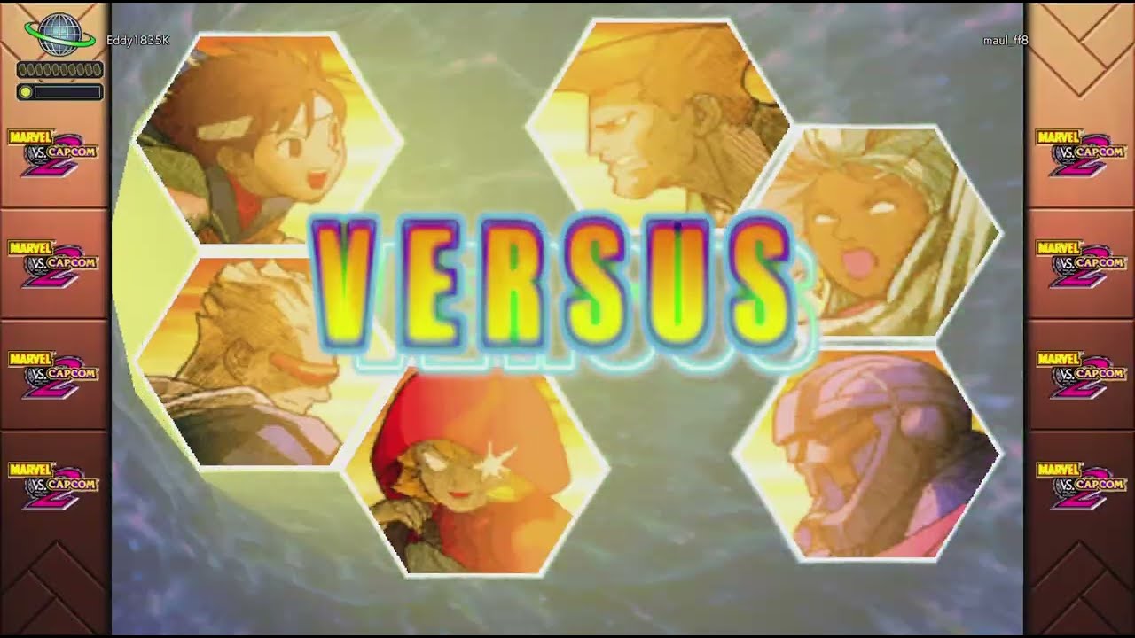 【 MvC2 Casuals】Nekomaru (Morr/Guile/Storm/Sent) vs Eddy (Sa/CapCom/BB/Chun)