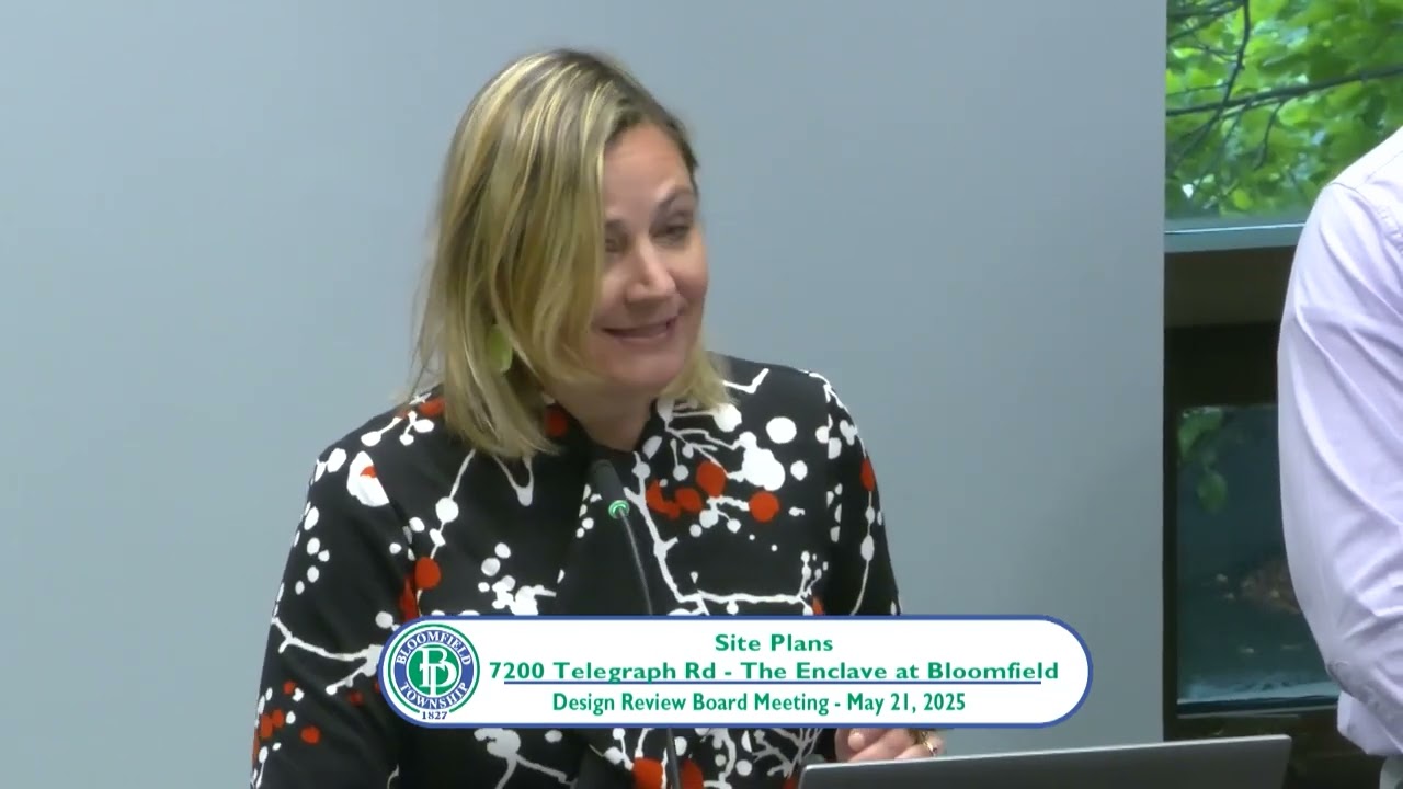 Bloomfield Township Design Review Board Meeting on May 21, 2025