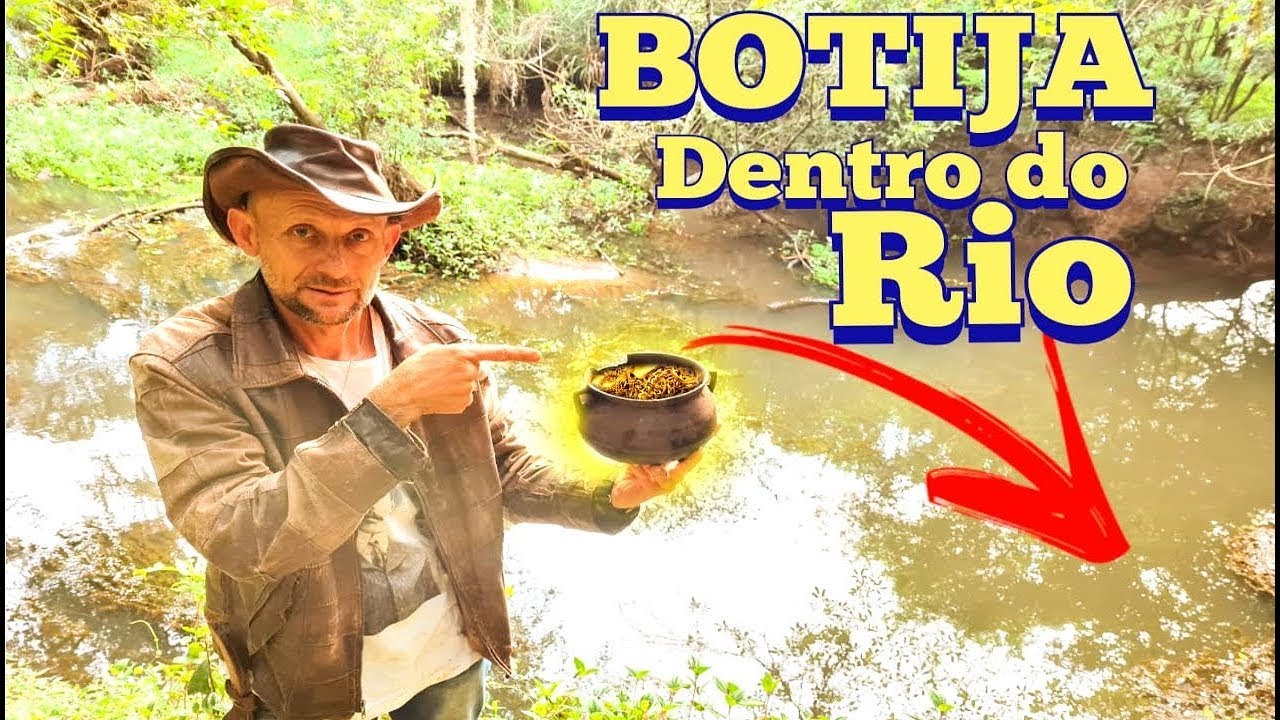Achei uma BOTIJA dentro do RIO - PESCA MAGNÉTICA