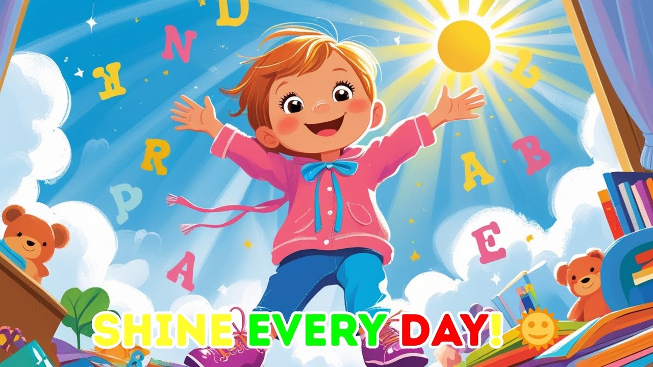 Shine Every Day! 🌞 | Fun Kids Motivation Song | Learn, Play & Smile