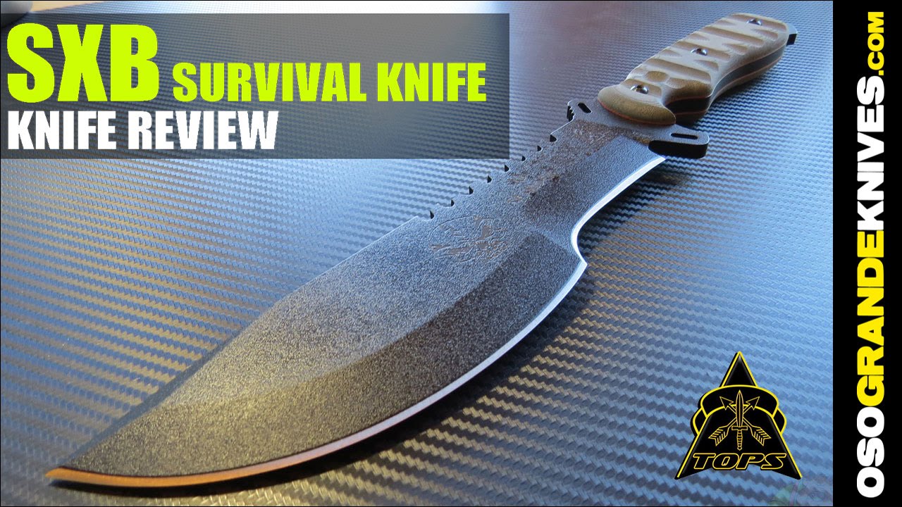 TOPS Knives SXB Skullcrushers Xtreme Blade Warrior Survival Knife Review | OsoGrandeKnives