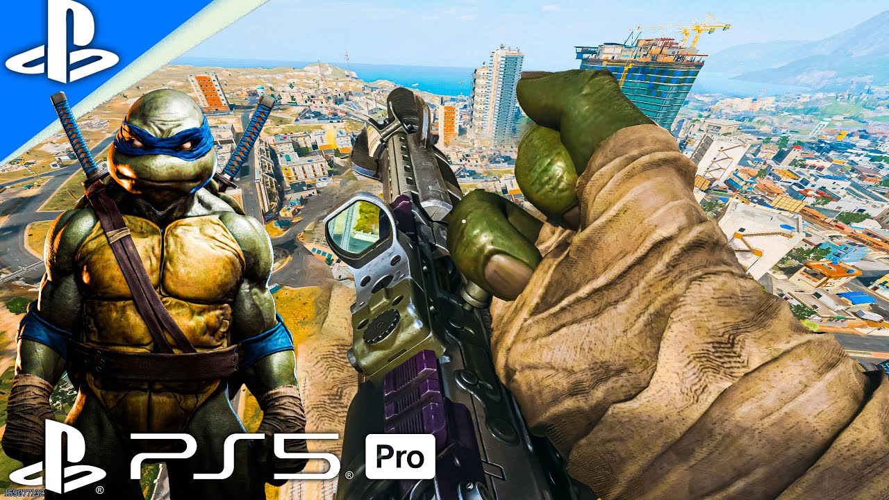 WARZONE BO6 LEONARDO NINJA TURTLES (TMNT) SOLO GAMEPLAY PS5 PRO(No Commentary)