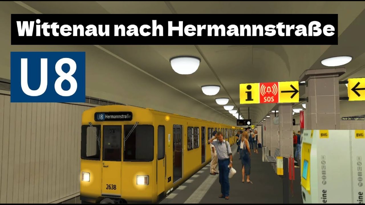 TRS2009 U8: Wittenau nach Hermannstraße