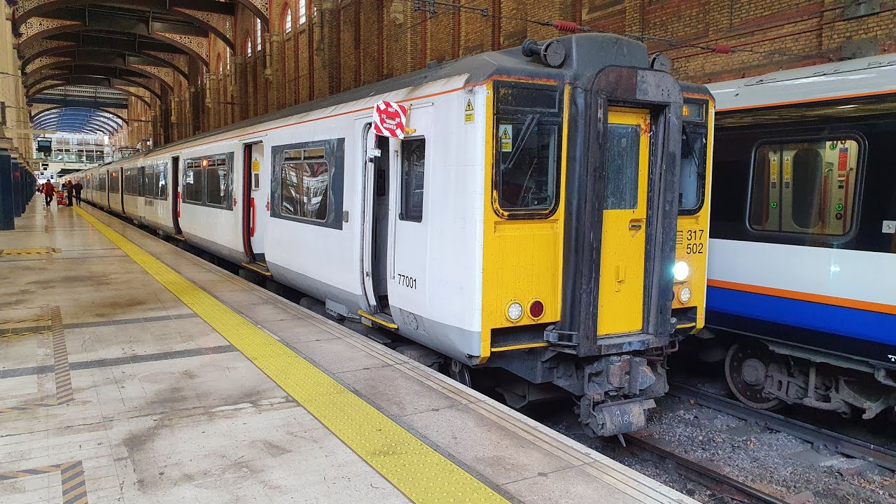 Adventures in London Part 38! Greater Anglia 317502 London Liverpool Street - Tottenham Hale