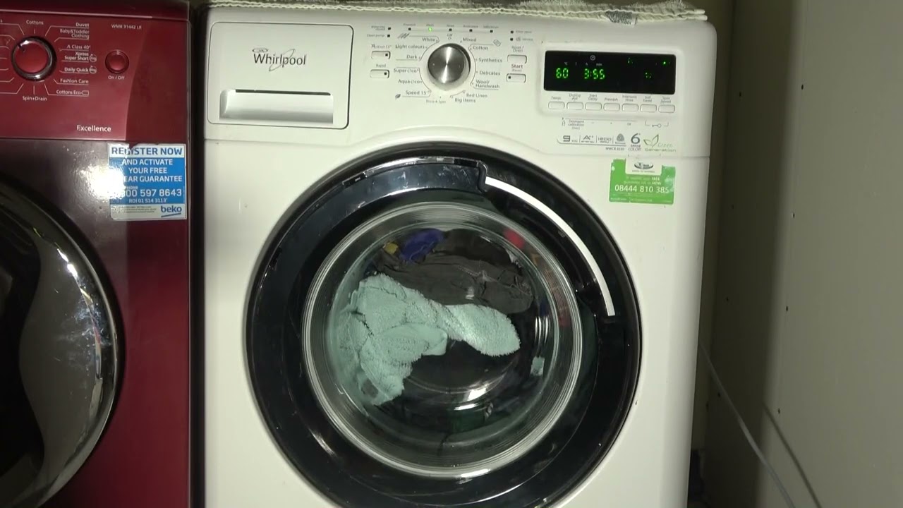 Whirlpool 6th sense WWCR9230 -  Super eco 60'c