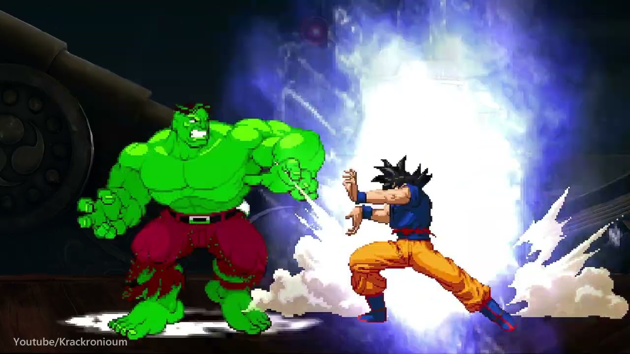 GOKU vs The HULK (Marvel Comics) - Clash of the Titans