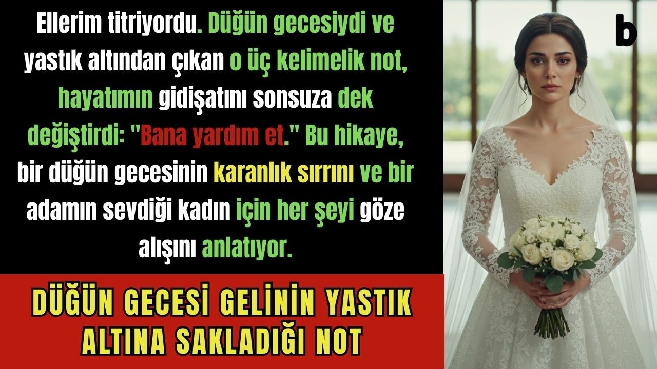 Düğün Gecesi Gelinin Yastık Altına Sakladığı Not