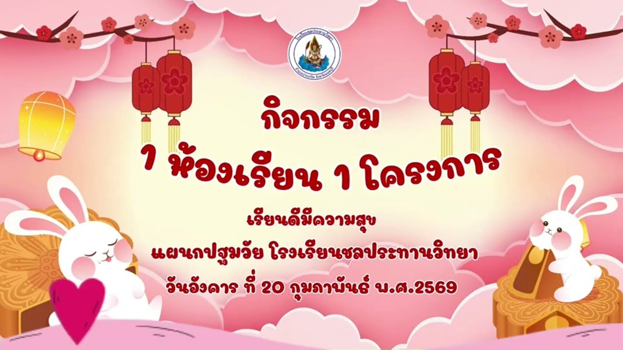 การแสดงเปิดงาน โครงการหนูน้อยฉลาดเล่นฉลาดเรียน 1 ห้องเรียน 1 โครงการ แผนกปฐมวัย | CPW