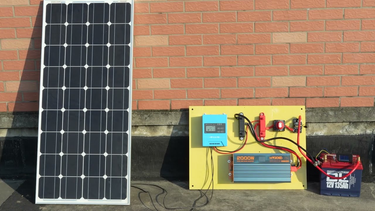 Power Inverter to Connect with Solar Panel and MPPT Controller