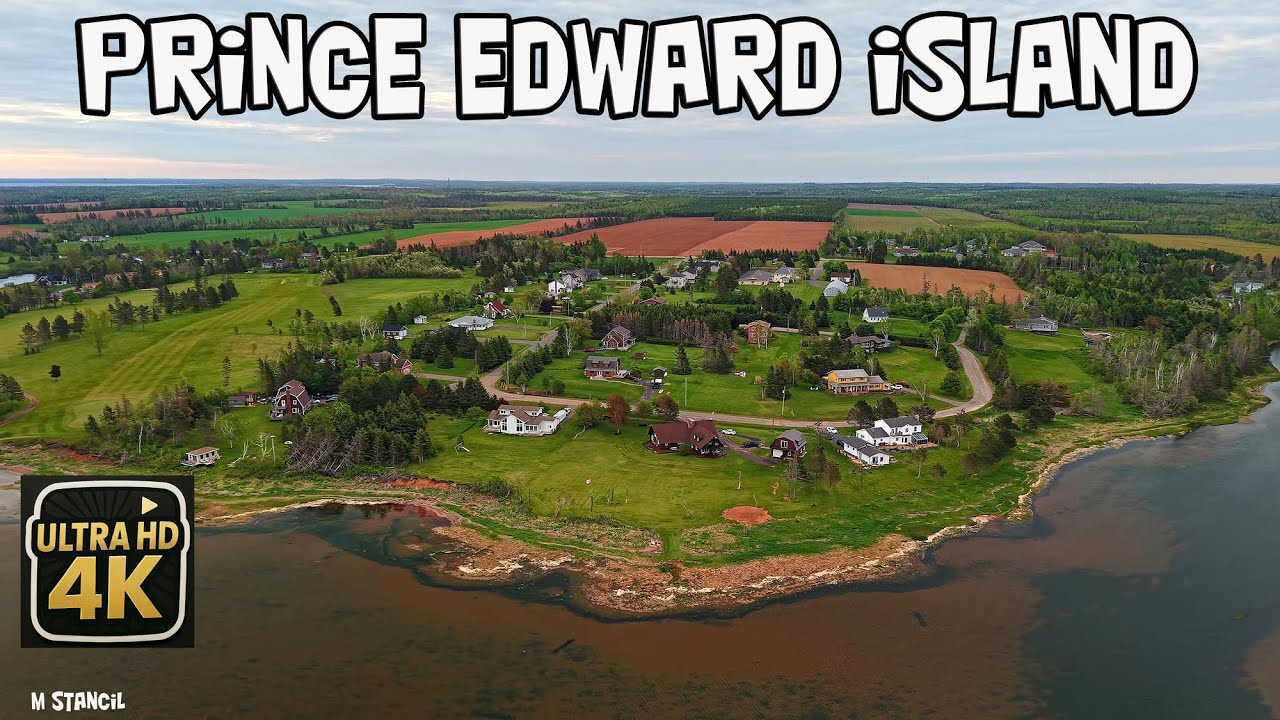 Prince Edward Island Canada 4K  - PEI (DJI Mavic Air 3S Drone Footage) with Green Gables Attractions
