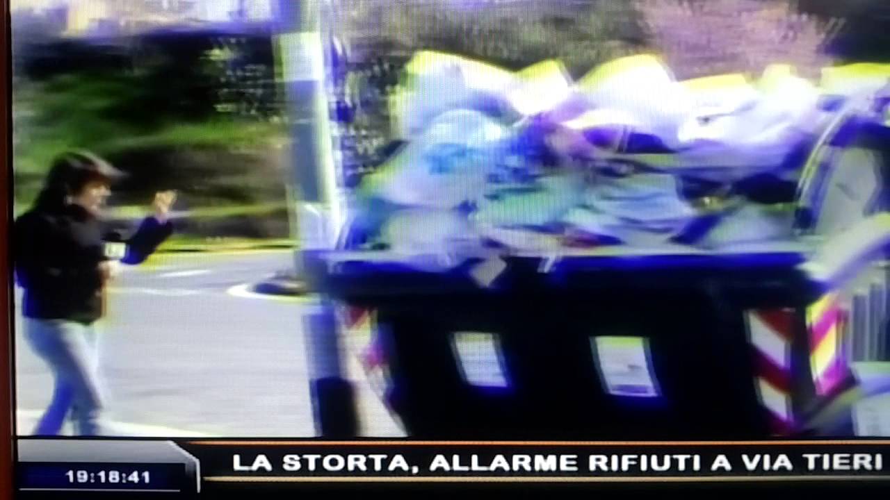 Via Tieri e i suoi rifiuti arrivano in televisione