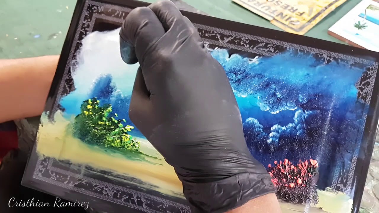 Finger Painting tutorial #16 