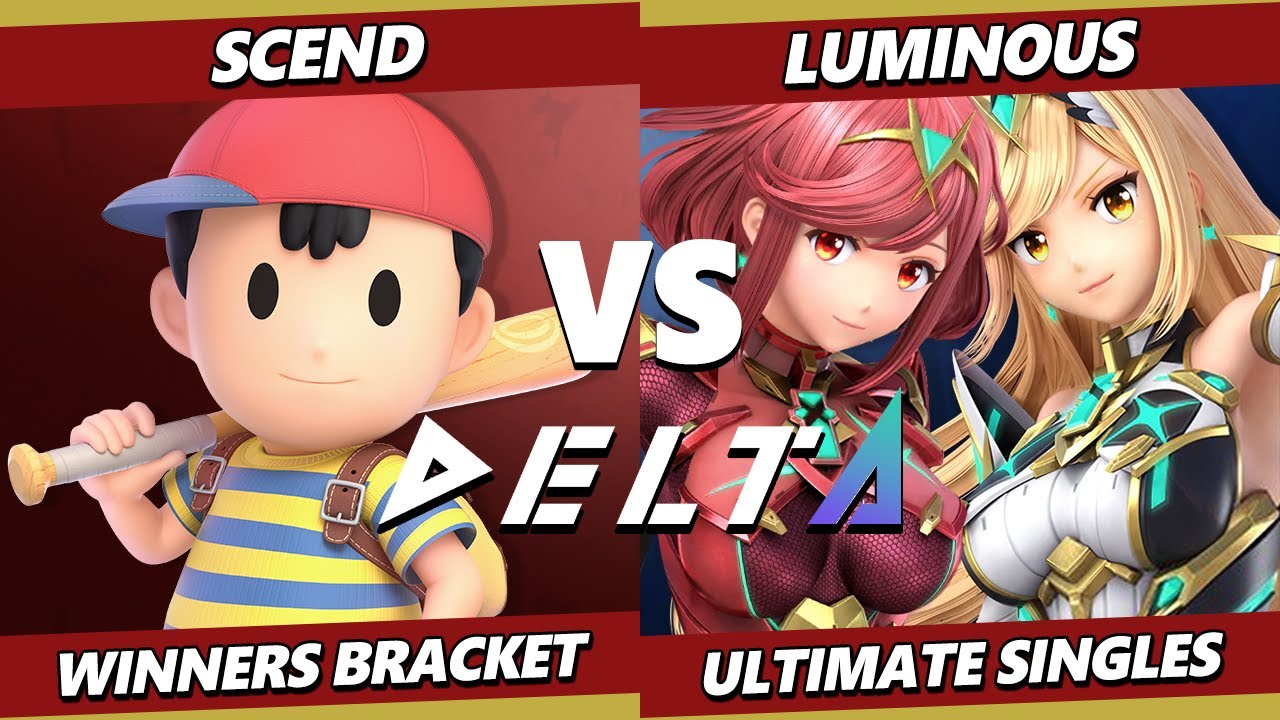 Delta 4 - Scend (Ness) Vs. Luminous (Pyra Mythra) Smash Ultimate - SSBU