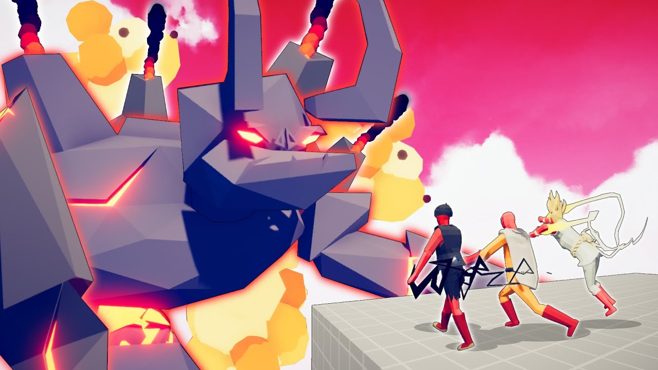 ( NEW ) FIRE GOLEM vs EVERY STRONGEST BOSS | TABS - Totally Accurate Battle Simulator