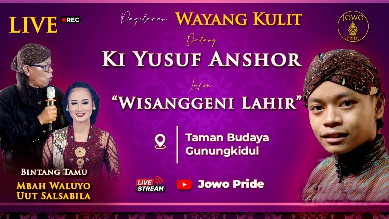 🔴Wisanggeni Lahir - Wayang Kulit Ki Yusuf Anshor BT Mbah Waluyo & Uut Salsabilla | Gunungkidul