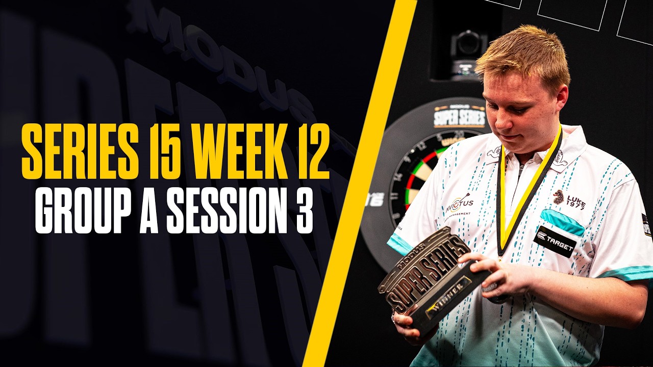WHO WILL MAKE FINALS NIGHT!?!🏆👀 | Live Darts |  Series 15  Week 12 | Group A Session 3